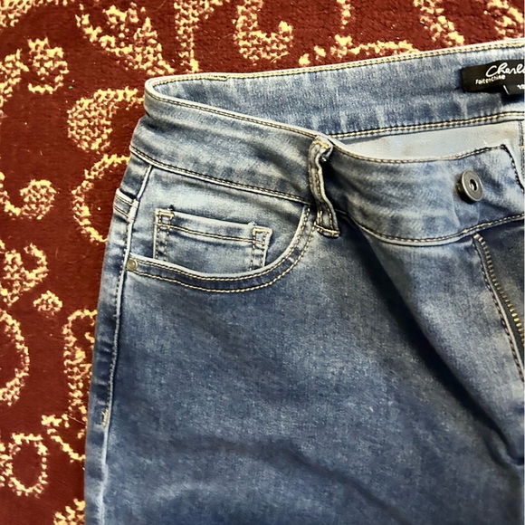 Charlie B Light Blue Denim Pants- size 12- casual fitting jeans- new or like new - Picture 4 of 7